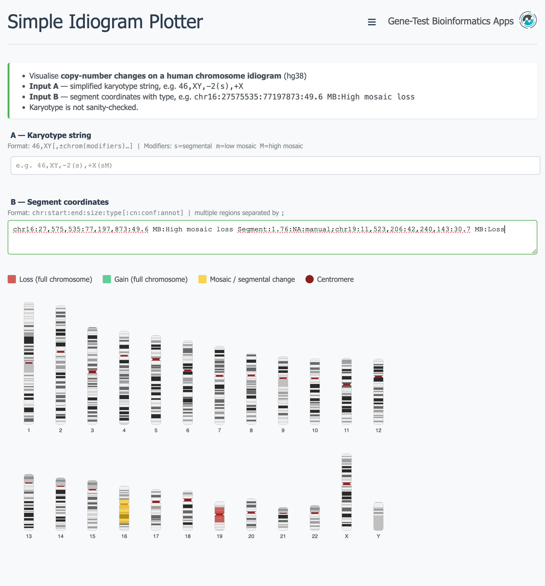 Idiogram Plotter — detail